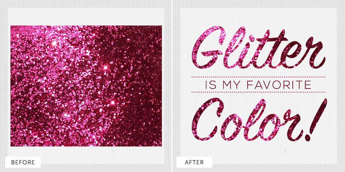 Poodle Power Pink Glitter Text Glitter Graphic Comment