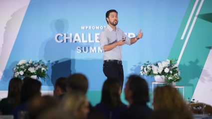 Mike Mothner speaking at Challenger Summit 2019
