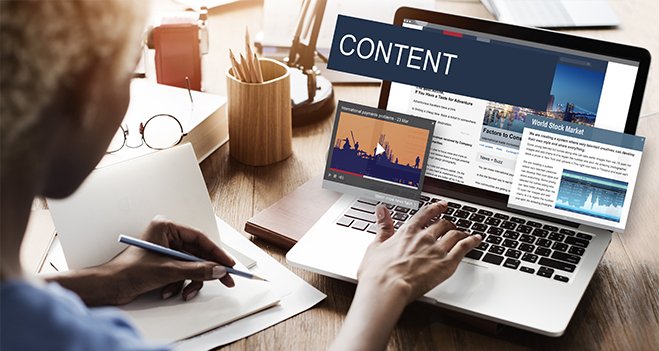 Creating content marketing