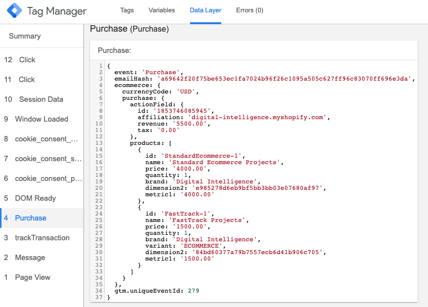 Testing the data layer