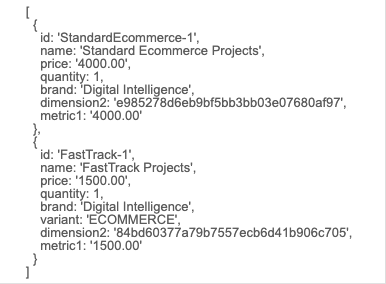 Testing product object variable