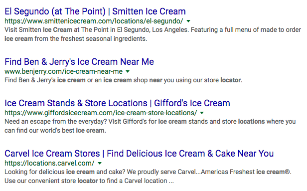 Search results for "ice cream near me"