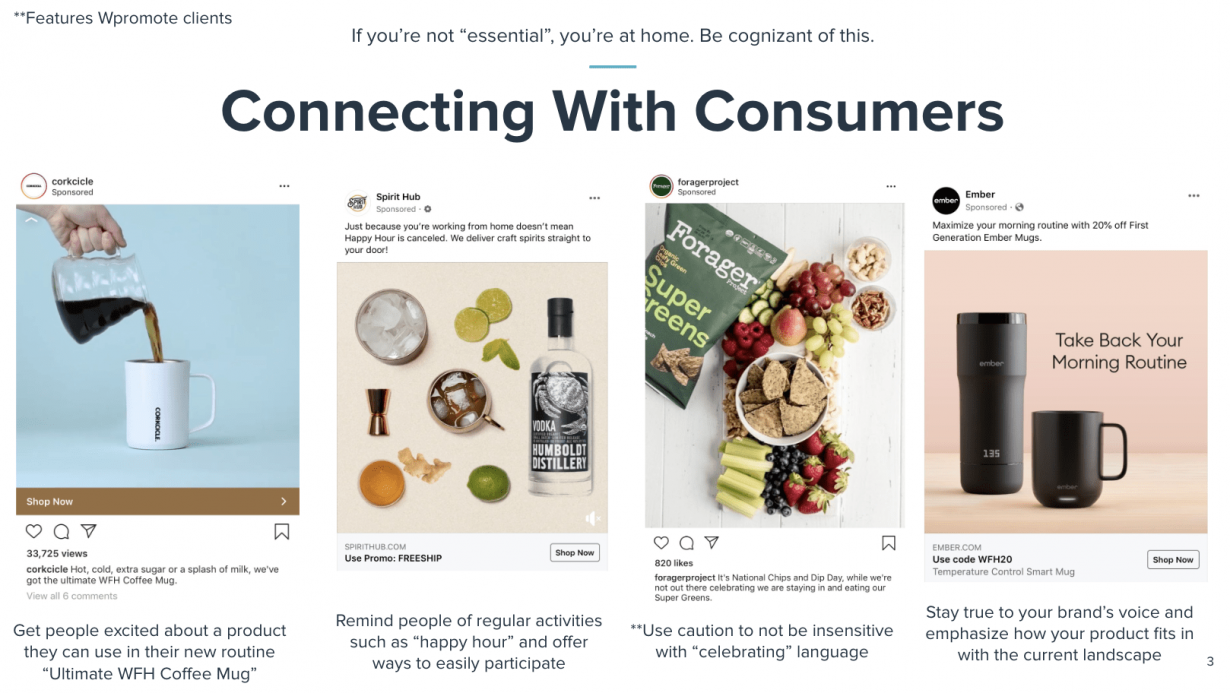 examples of brands connecting with their consumers through paid social