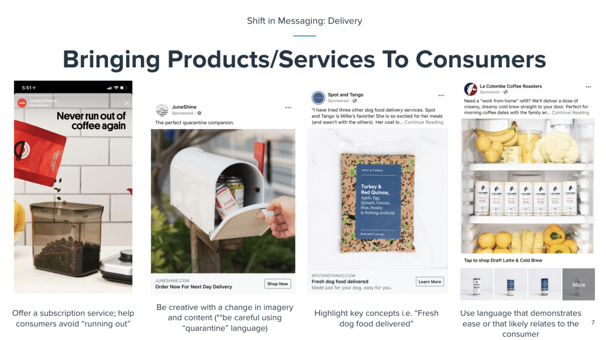 products brands are ising to connect with their customers in paid social ads