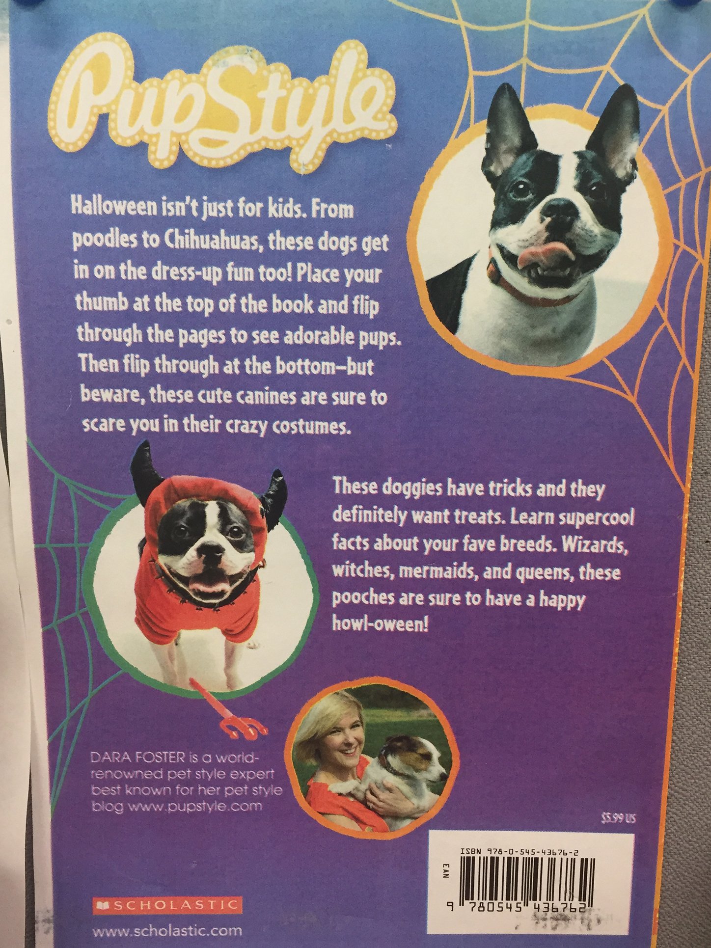 Tucker the pup feature in Scholastic book Pup Style