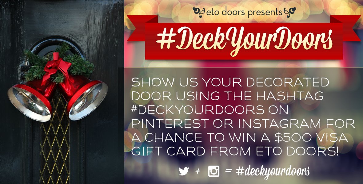 eto doors deck your doors contest banner