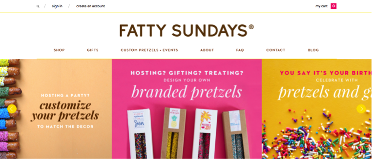 Fatty Sundays homepage