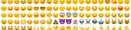 Multiple emojis