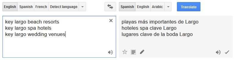 google translate tool