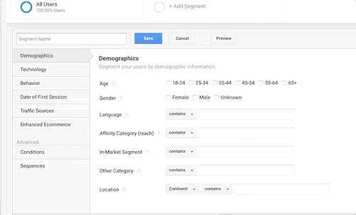 Advanced Segments offer almost unlimited flexibility within Google Analytics