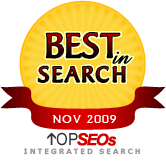 TopSEOs Best In Integrated Search Award Logo