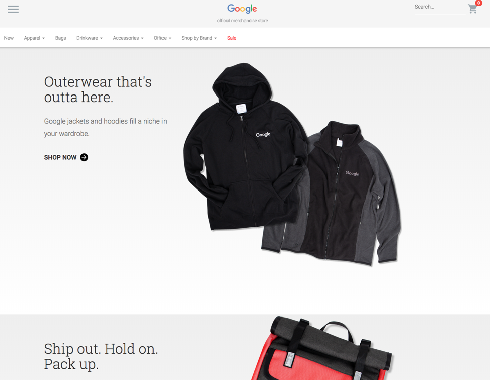 Google Merchandise Store