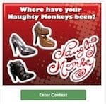 naughty monkey contest banner
