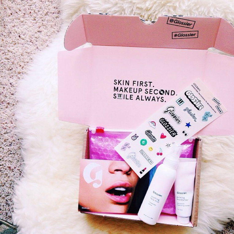 Glossier packaging