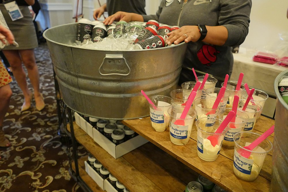 Challenger summit steal ice bucket with beverages