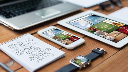 responsive website design on different devices