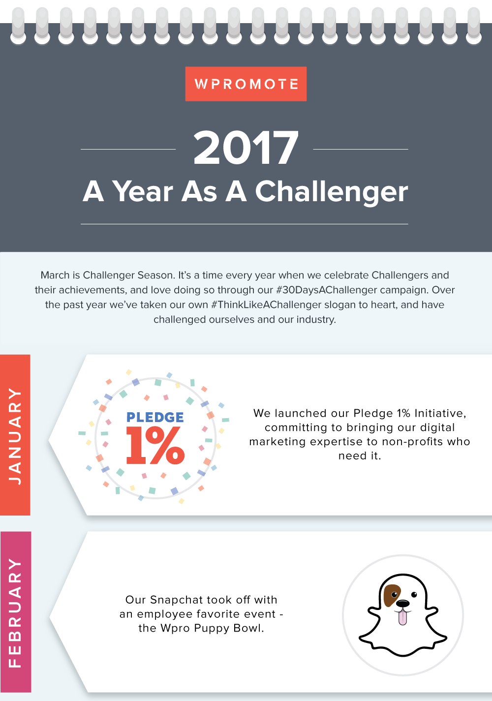 2017 A Year As A Challenger Infographic