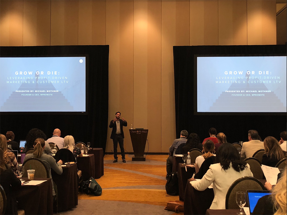 Presenting at a large conference