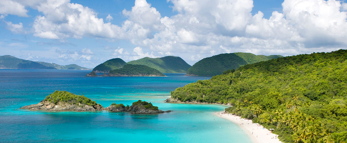 Beautiful island vacation spot