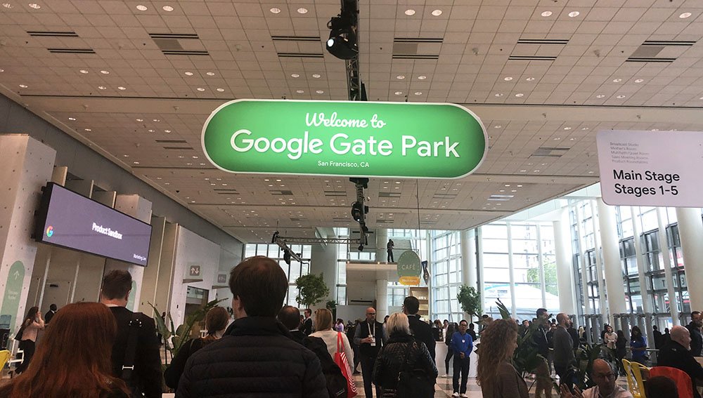 Entrance to Google Marketing Live.