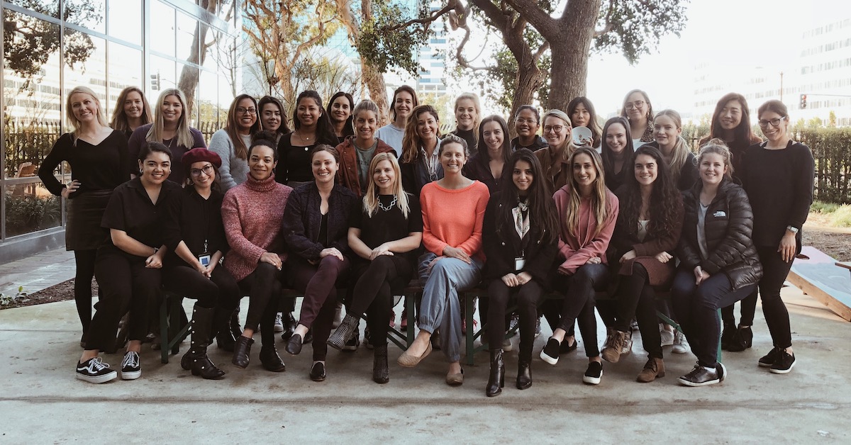 Women of Wpromote celebrating International Women's Day.