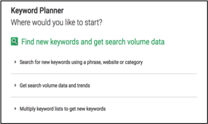 Keyword Planner