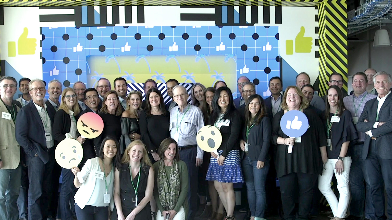 Group photo at Facebook event