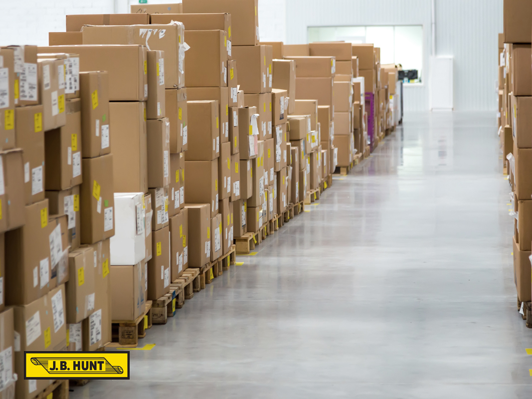 warehouse full of boxes