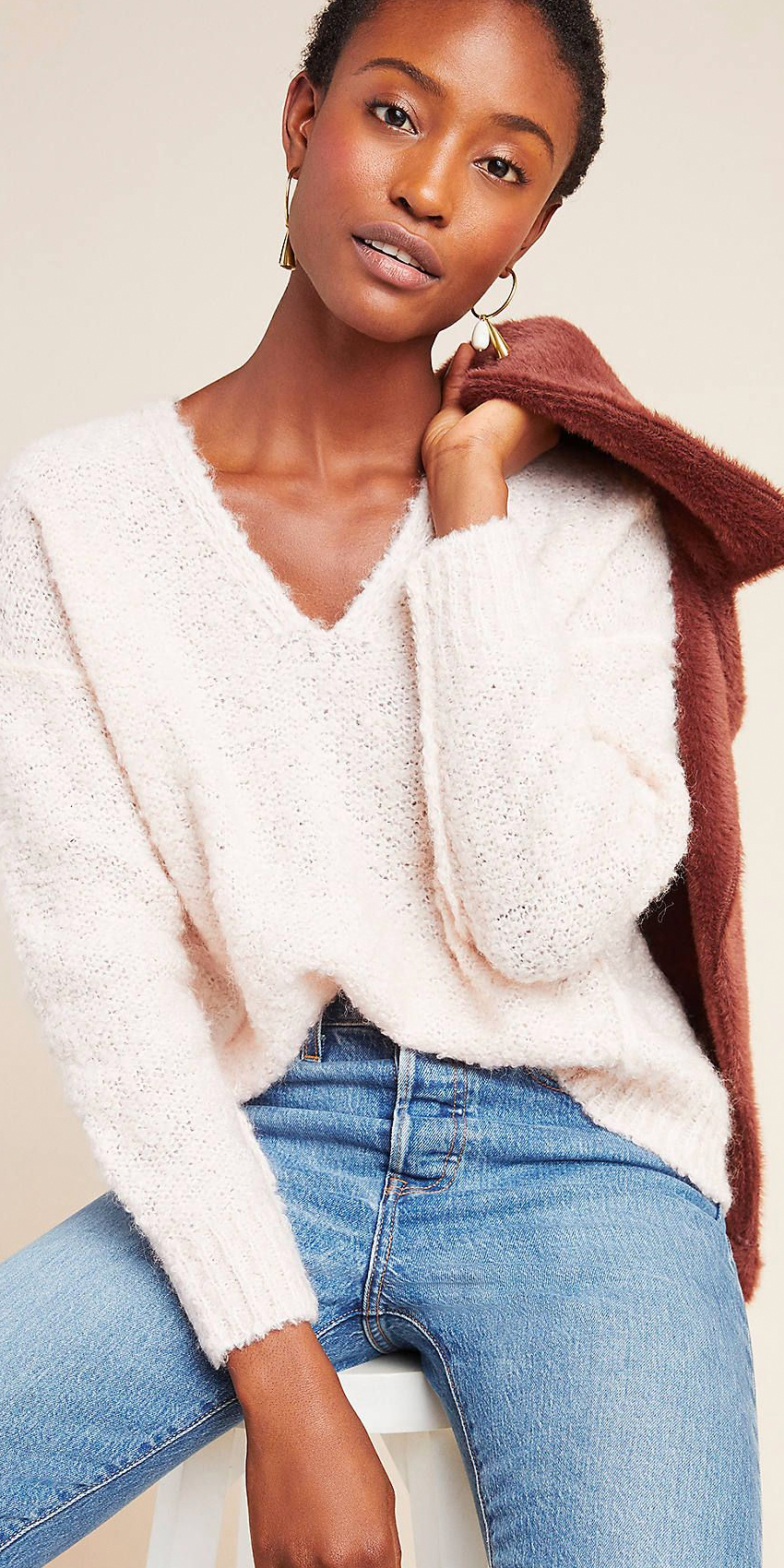 black woman modeling michael stars clothing