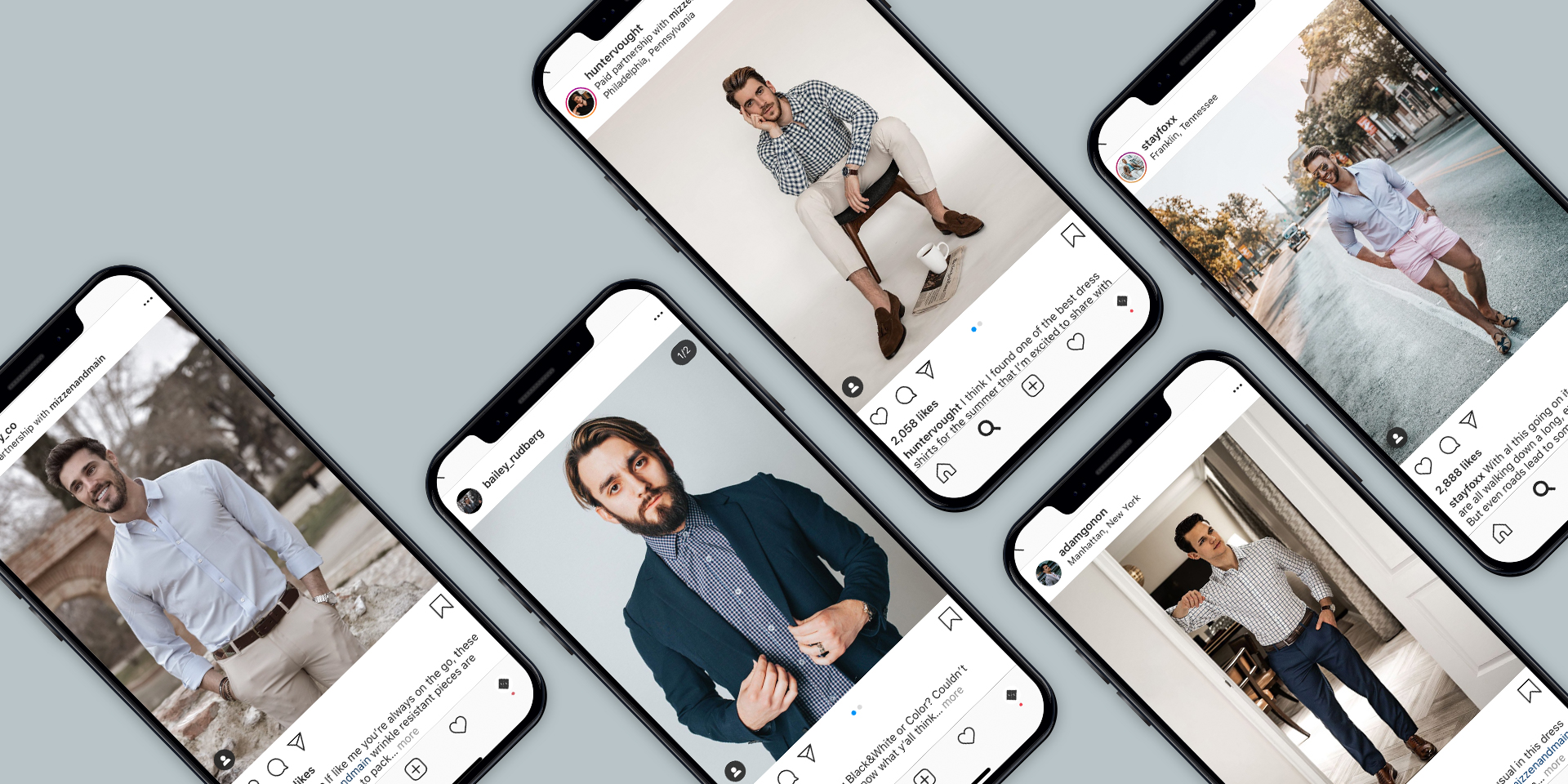 mizzen and main influencer examples