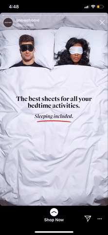 static overlay used on strings of images in facebook ad