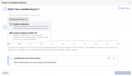 facebook lookalike audience