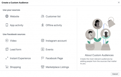 Facebook custom audience