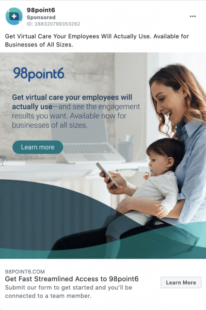 98point6 digital marketing ad