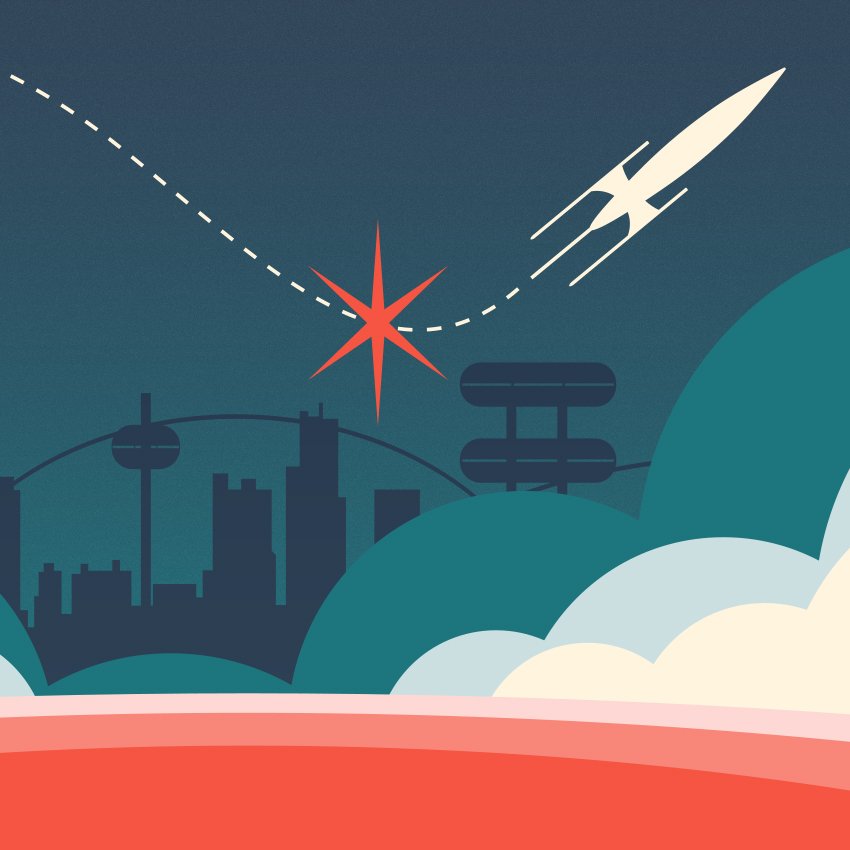 futuristic scene