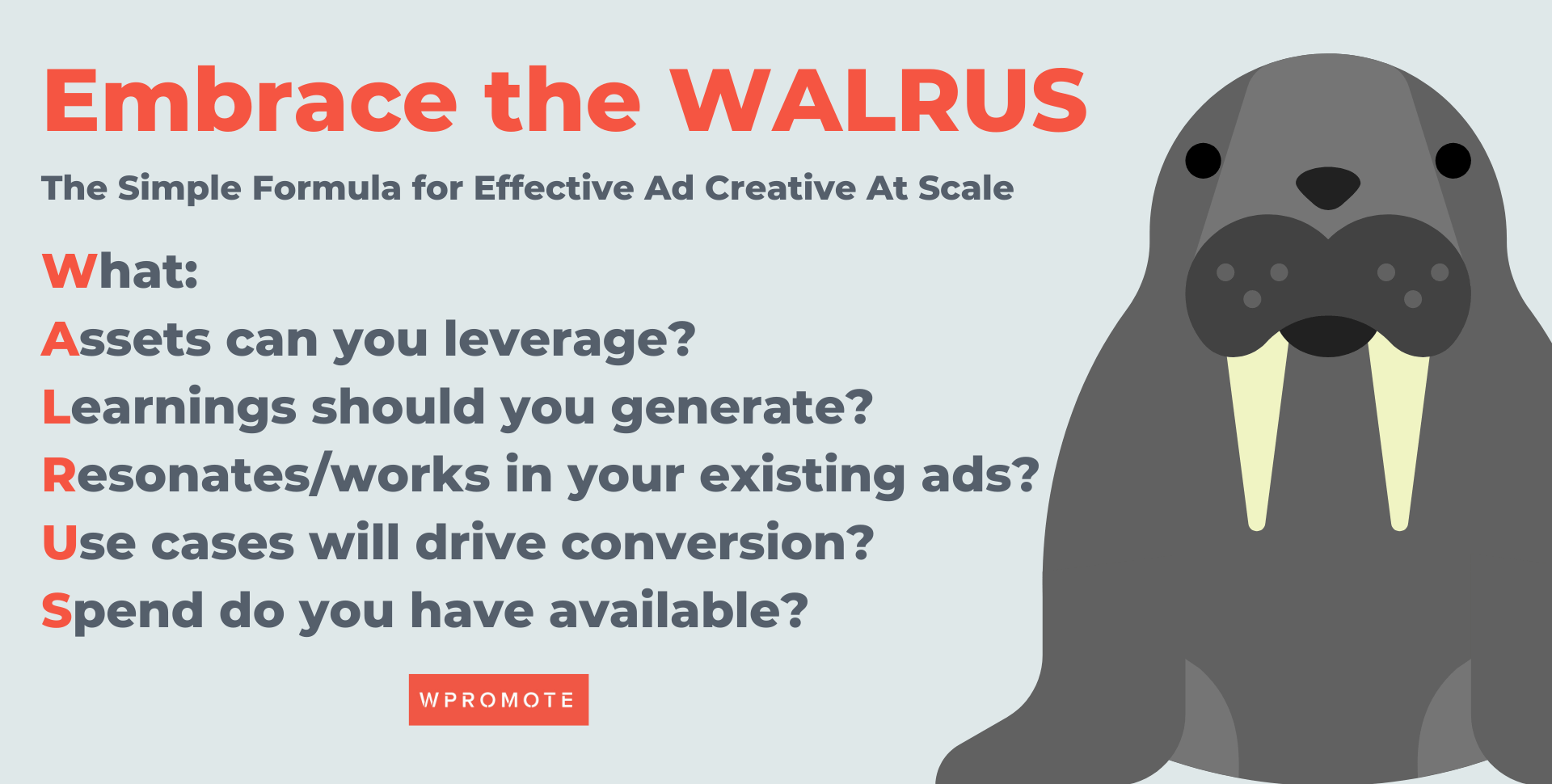 The Simple Formula for Better Ad Creative At Scale