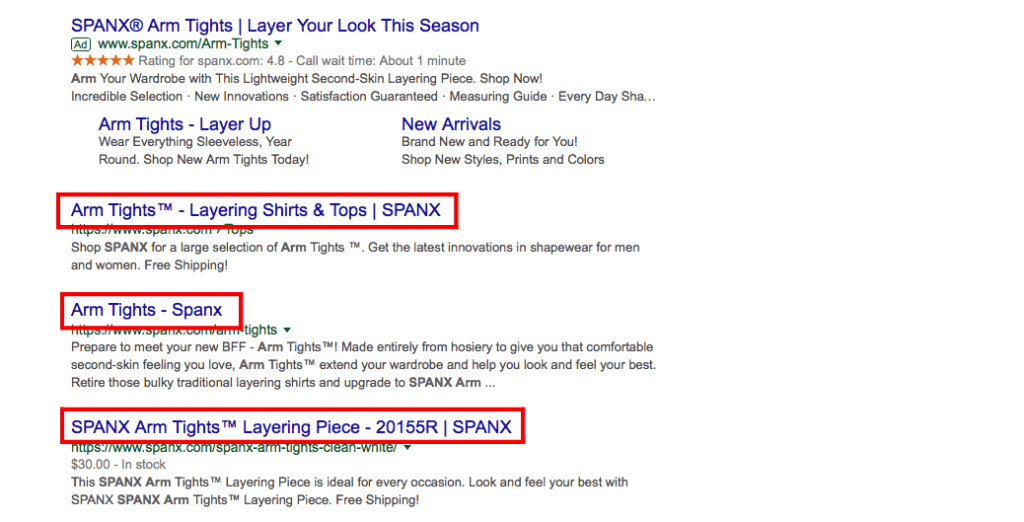 3-search results title tag highlights