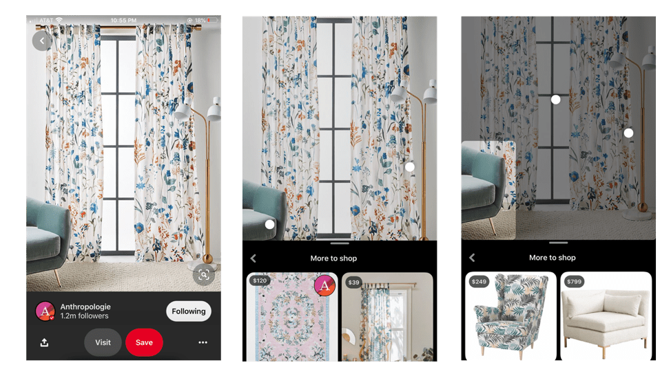 pinterest product pins for curtains
