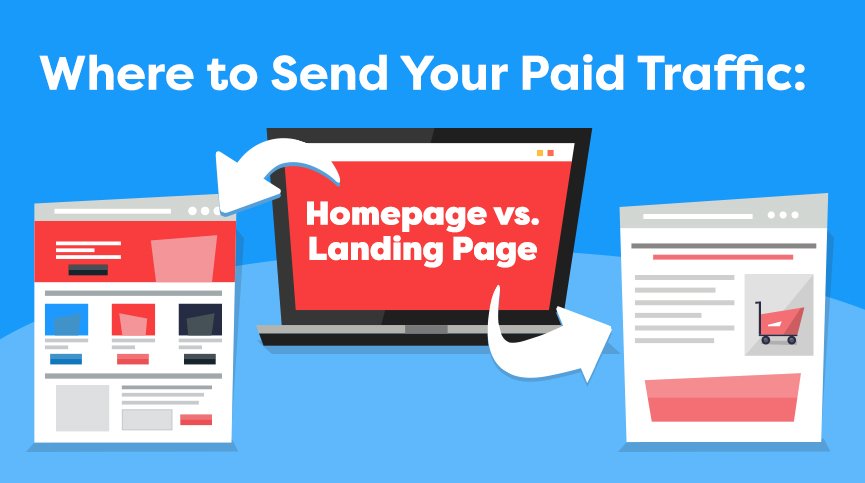 Where to Send Your Paid Traffic Homepage vs. Landing Page