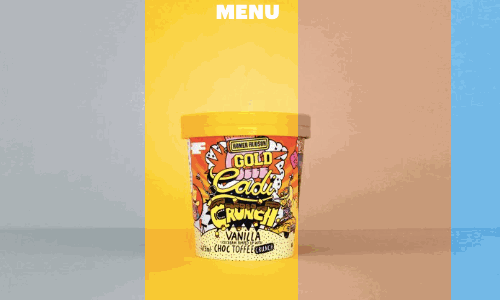 ice cream package color animated