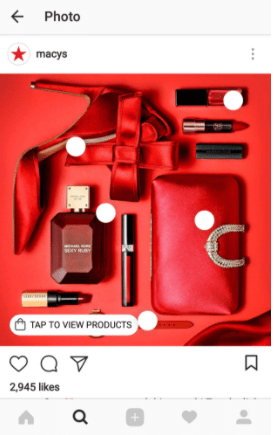 macys red products instagram shot