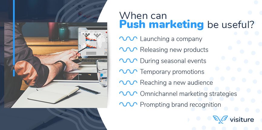 When can push marketing be useful?