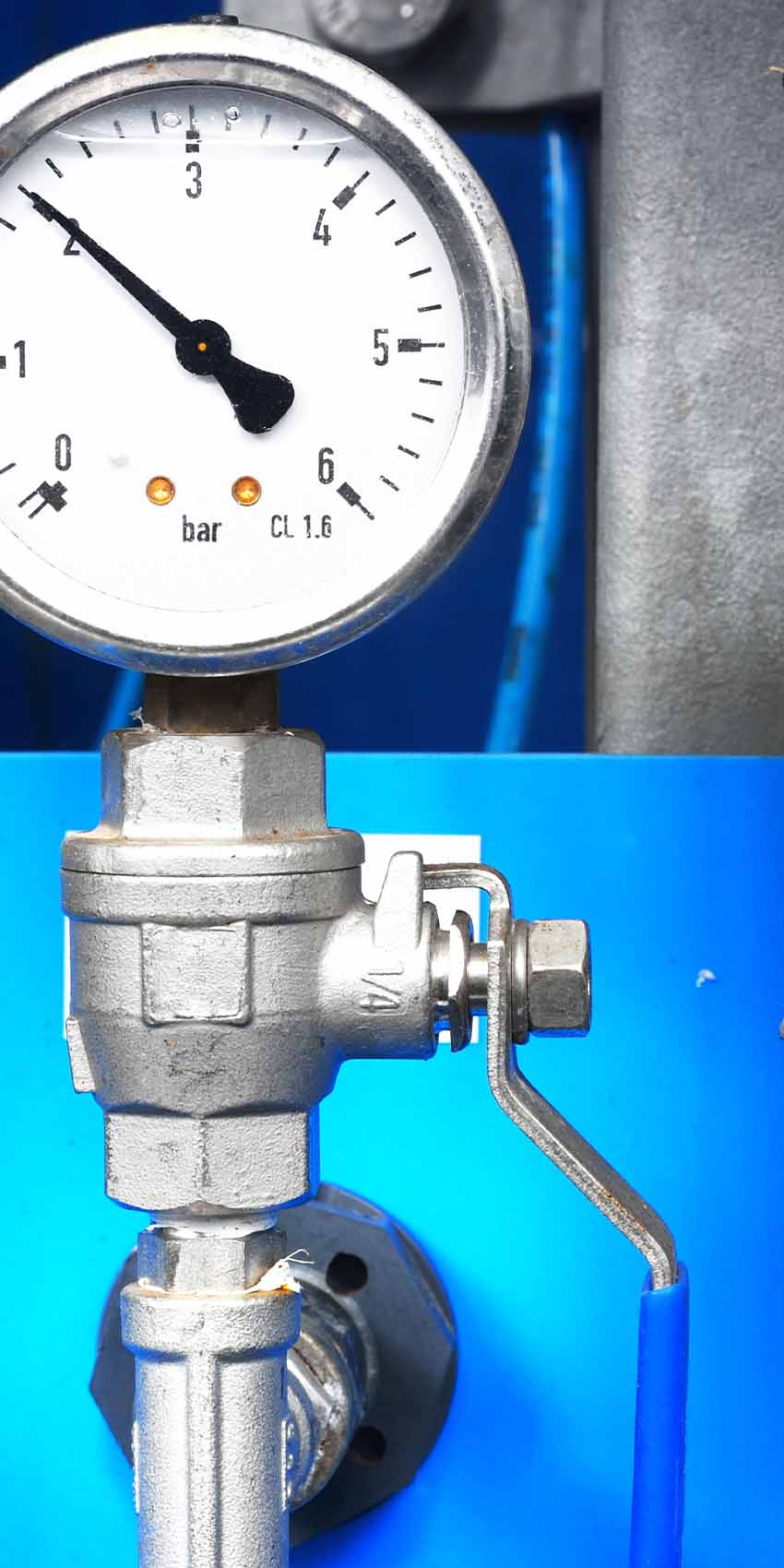 Industrial pressure gauge