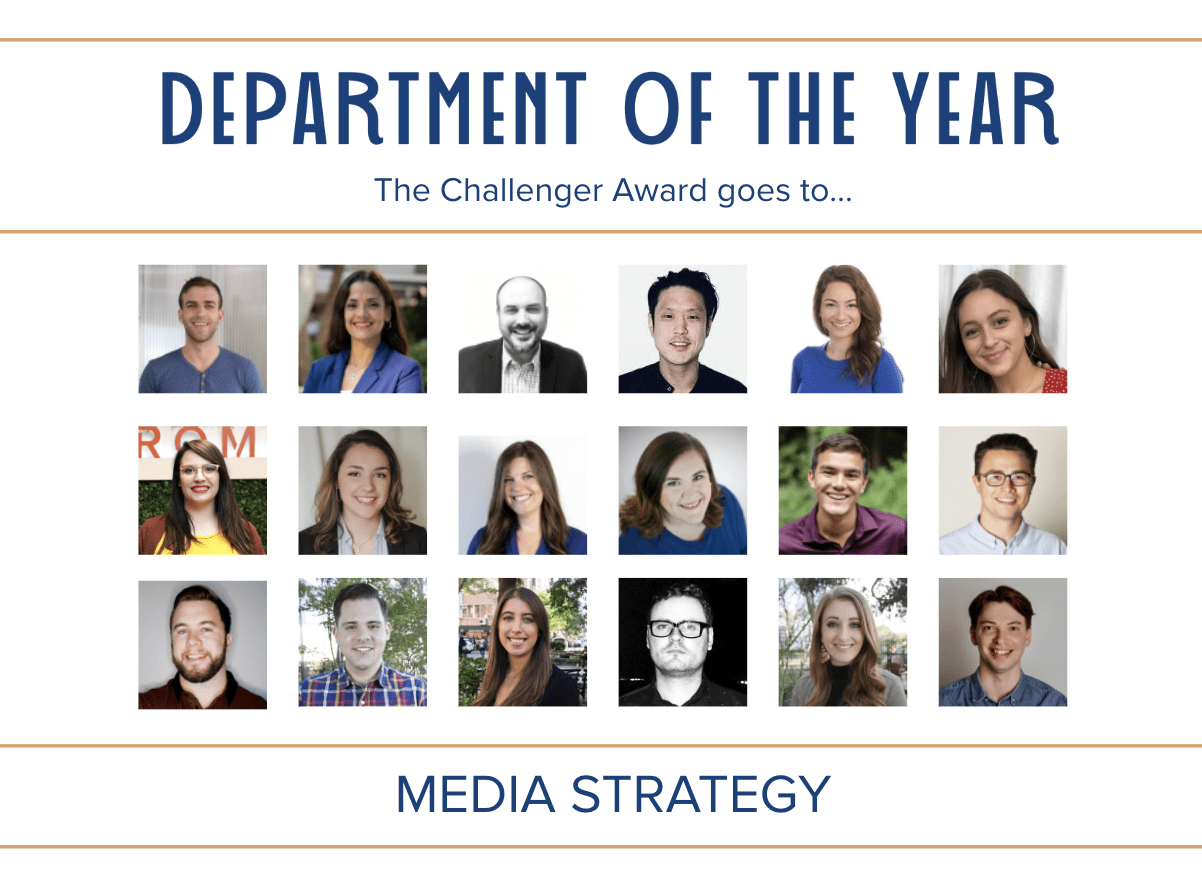 Department of the Year: Media Strategy