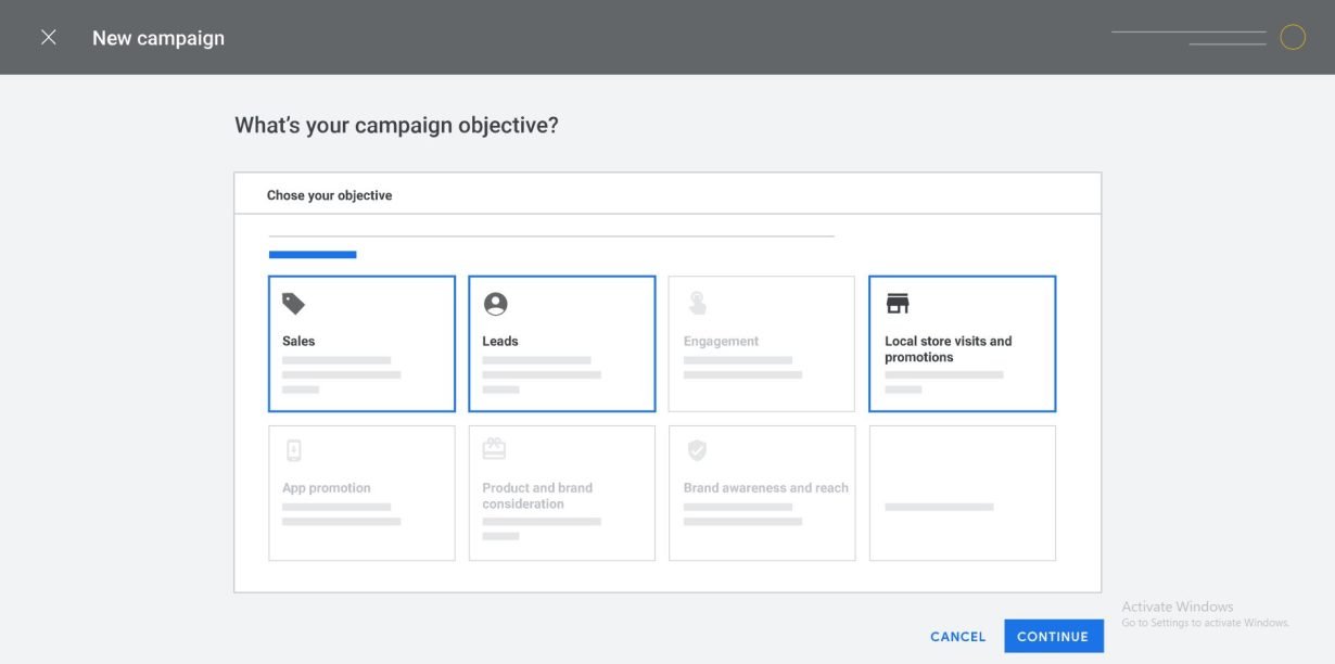 Google Ads Performance Max Campaign Objectives