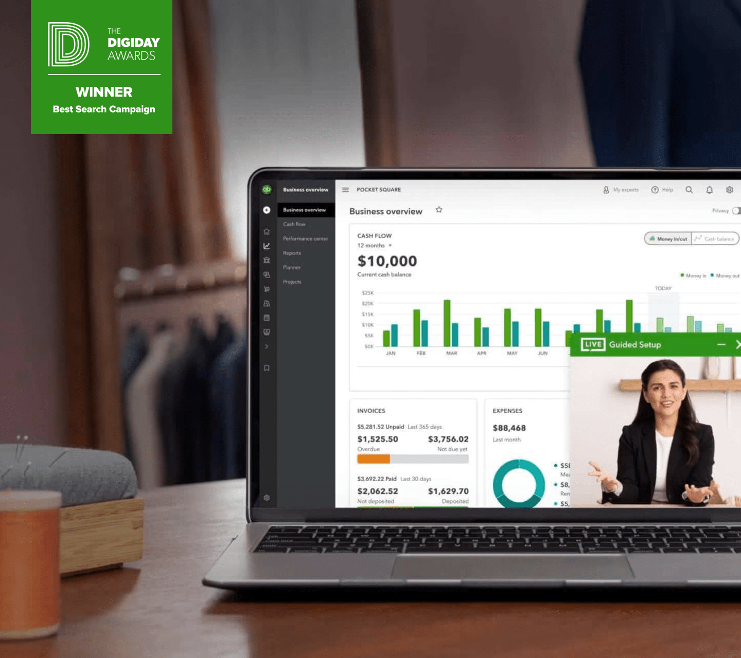 quickbooks screen