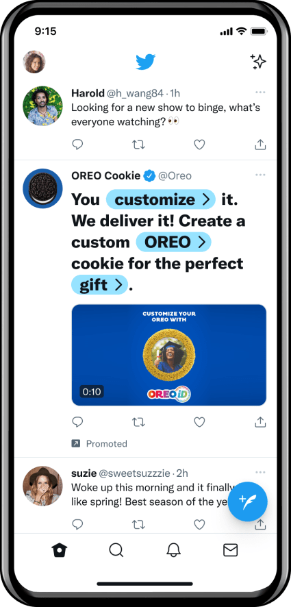 Twitter Interactive Text Ads