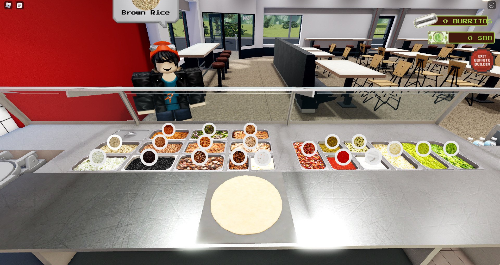 Example of the Roblox Burrito Builder Chipotle created using social listening