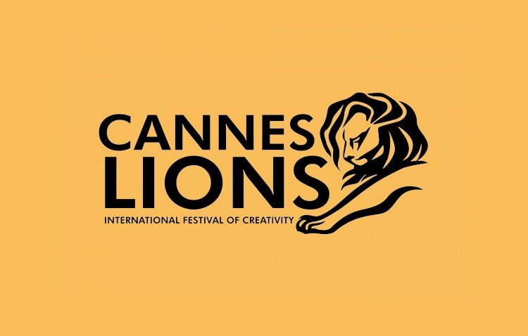 Cannes Lions International Festival of Creativity logo featuring a stylized lion illustration on a yellow background.