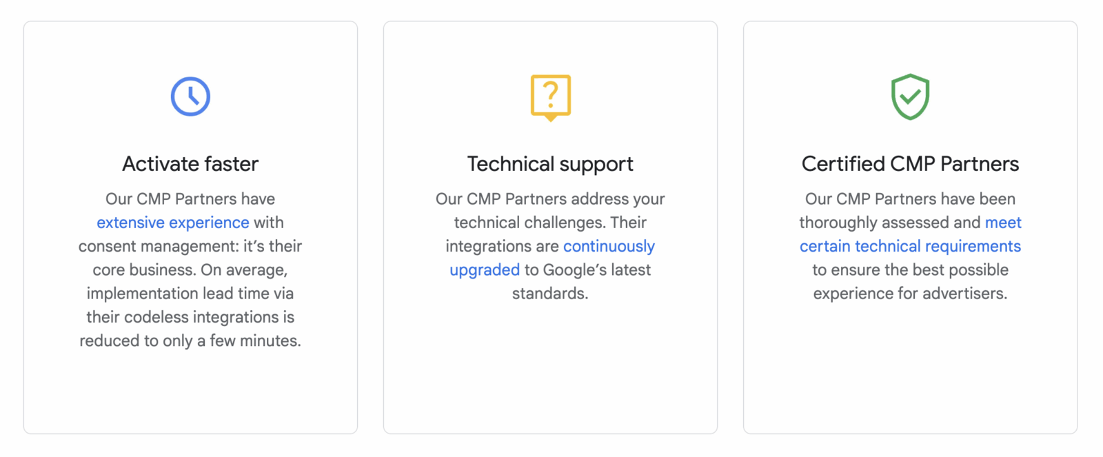 CMP Partners page screenshot
